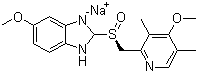 1H-Benzimidazole,6-methoxy-2-[(S)-[(4-methoxy-3,5-dimethyl-2-pyridinyl)methyl]sulfinyl]-, sodiumsalt (1:1)